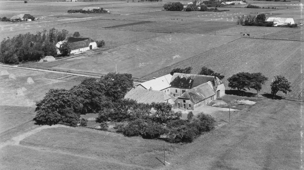 Hos Ove Nielsen 1955 Sylvest Jensen Luftfoto;  Det Kgl. Bibliotek https://www.kb.dk/danmarksetfraluften/images/luftfo/2011/maj/luftfoto/object1879248