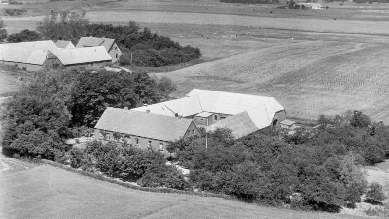 Hos Marthinus Danmark 1955 Sylvest Jensen Luftfoto;  Det Kgl. Bibliotek https://www.kb.dk/danmarksetfraluften/images/luftfo/2011/maj/luftfoto/object1882035